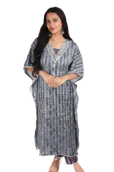 RAYON KAFTAN SET