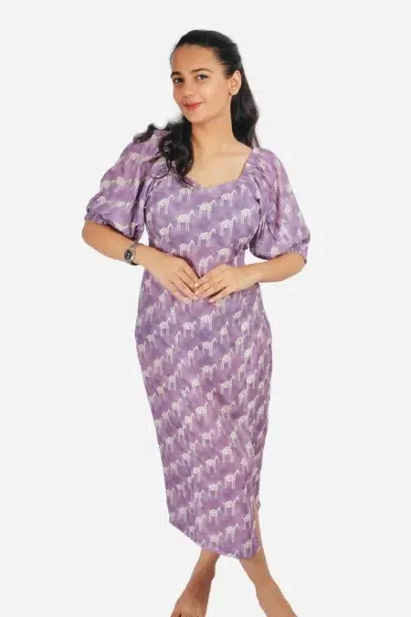 MAUVE DREAMSCAPE DRESS